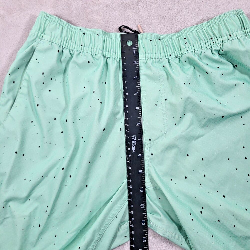 Legends Luka Lined Shorts Mens Medium Mint Green Splatter Athletic Running Gym - Picture 3 of 8